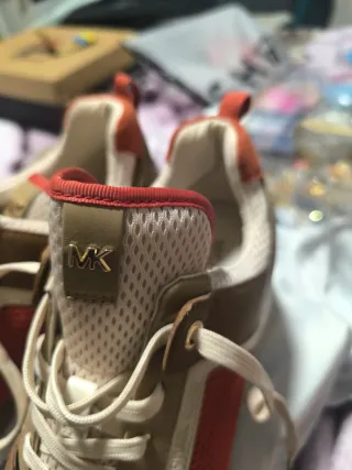 Zapatillas Michael Kors naranja/beige