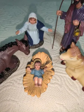 Portal de Belén (Nacimiento) 5 piezas Miniatura