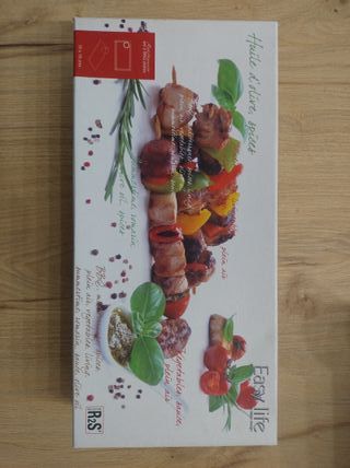 Set 2 Piatti BBQ rettangolari Huile d'olive