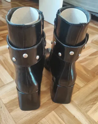 Botas NAPPA SHINNY negras