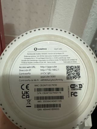 Vodafone GigaCube 5G Router