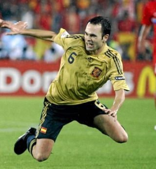 Camiseta España Iniesta Euro 2008 ORIGINAL