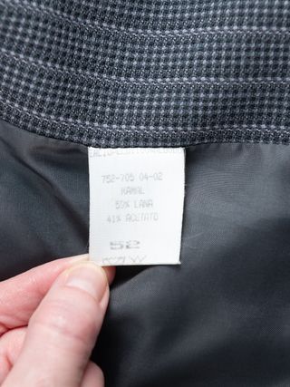 Traje de chaqueta y falda gris Leid Fort Gris T52