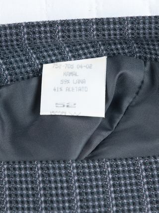 Traje de chaqueta y falda gris Leid Fort Gris T52