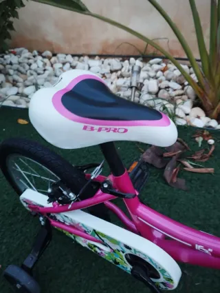 Bicicleta infantil rosa 16