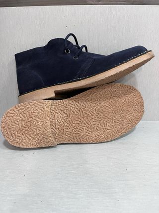Botines de piel azul marino tallas 37-39-40 nuevos