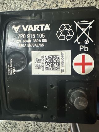 Batería Varta AGM 12V 68Ah 380A