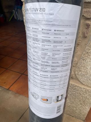 Manta Aislante Rotho Blaas TUV210