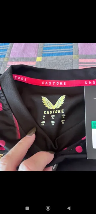 Camiseta Sevilla FC Aficionado Negra y Roja