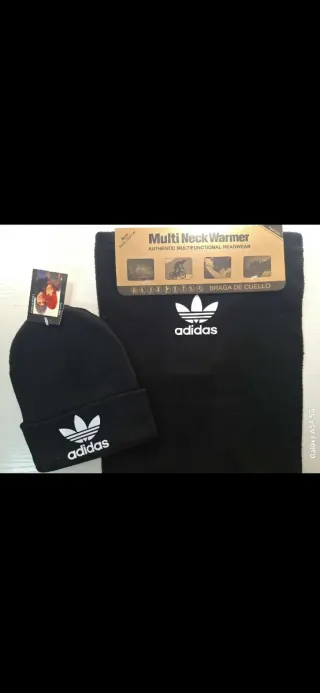 Gorro y braga cuello Adidas niño/a vinilo