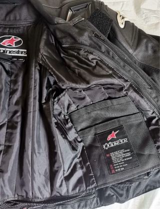 Chaqueta de cuero Alpinestars tope gama