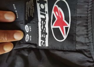 Chaqueta de cuero Alpinestars tope gama