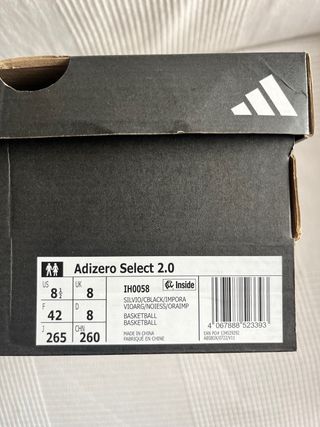 Zapatillas Adidas Adizero Select 2.0 Talla 42