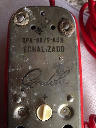 Teléfono Góndola Rojo