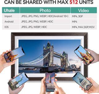 Marco Fotos Digital WiFi Byybuo 15.6