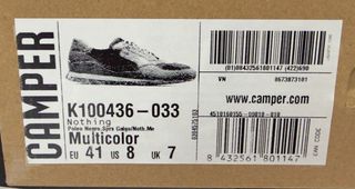 Scarpe Camper Uomo Grigio Bianco