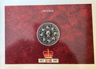 Monedas 40 Aniversario Coronación Isabel II