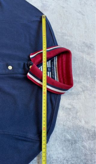 Polo Tommy Hilfiger bicolor hombre