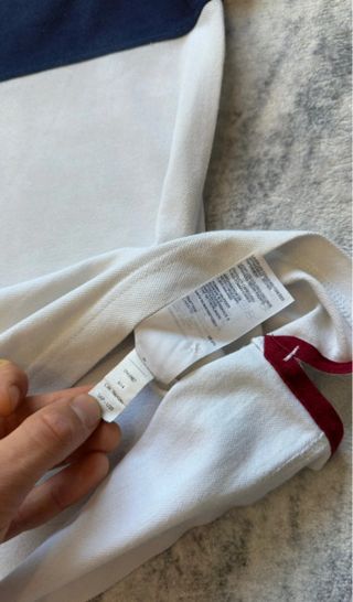 Polo Tommy Hilfiger bicolor hombre