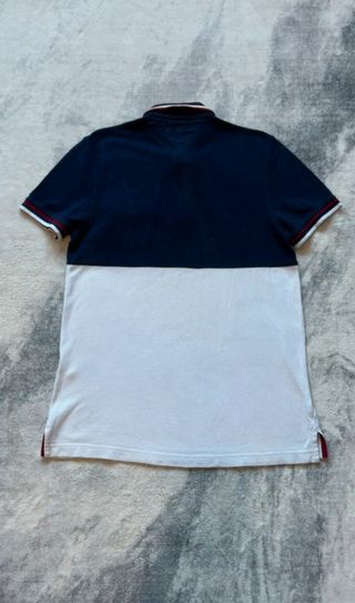 Polo Tommy Hilfiger bicolor hombre