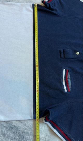 Polo Tommy Hilfiger bicolor hombre