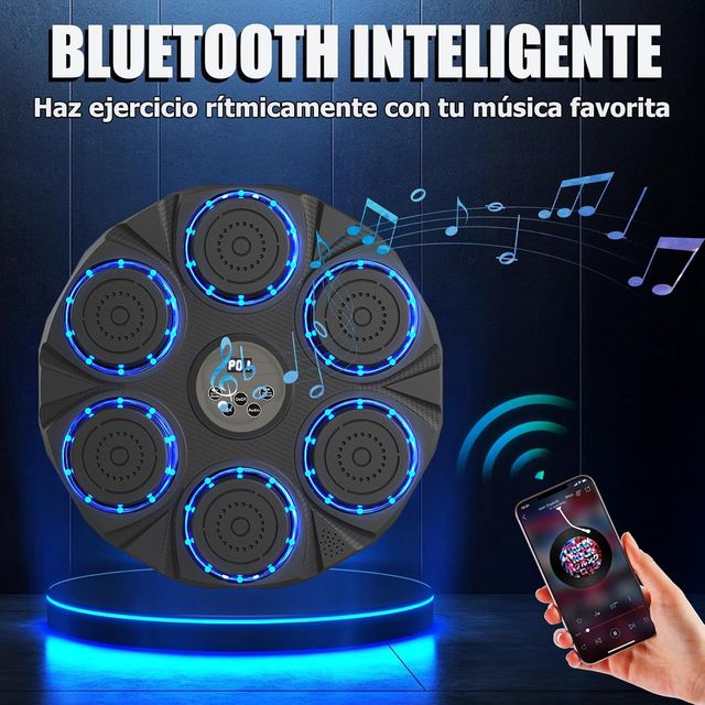 Máquina de Boxeo Musical con Luces LED