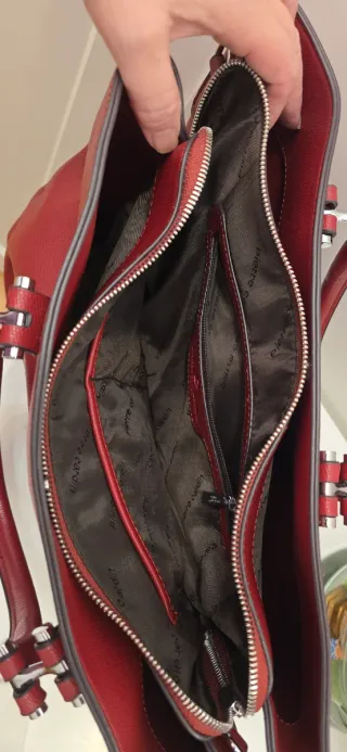 Bolso Pierre Cardin Rojo