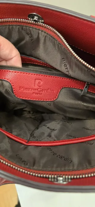 Bolso Pierre Cardin Rojo