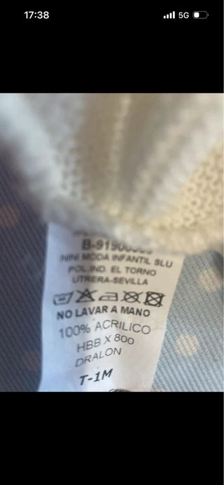 Conjunto bebé 1 mes