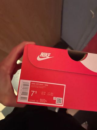 Nike Airmax 1 Blancas y Negras Nuevas