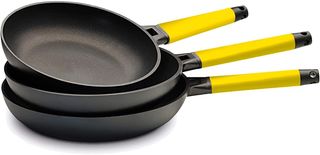 CASTEY - Set di Padelle in Vetro-Gas, Modello SE