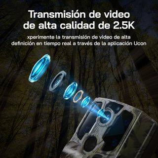 WOLFANG Cámara de Caza Solar, 4G LTE Camara Fototr