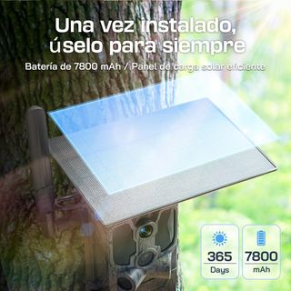 WOLFANG Cámara de Caza Solar, 4G LTE Camara Fototr