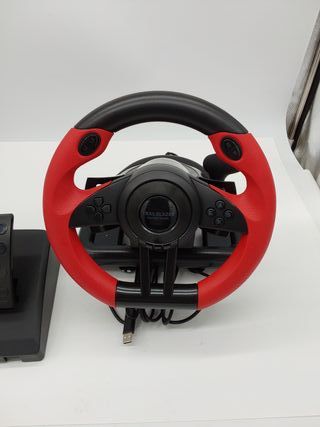 Speedlink TRAILBLAZER Racing Wheel - Volante para gaming para PS3/PS4, Xbox Series X/S/One y PC, levas de cambio y palanca de ca