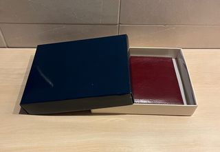 Portafogli Uomo Vera Pelle color Bordeaux