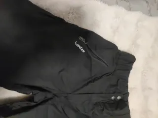 Pantalón de nieve infantil negro, talla 10