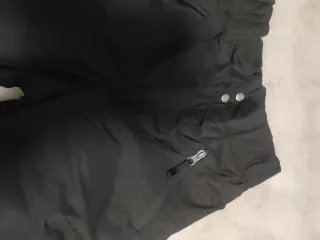 Pantalón de nieve infantil negro, talla 10
