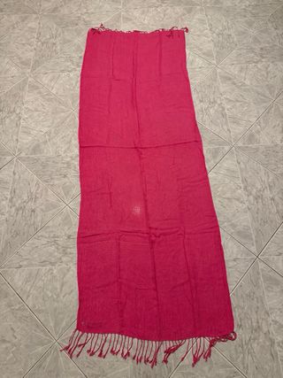 Sciarpa donna Camomilla rosa I love cotone scritta