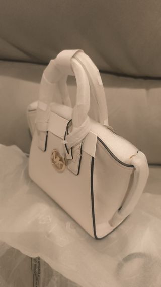 Borsa Michael Kors bianca e oro