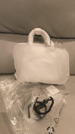 Borsa Michael Kors bianca e oro