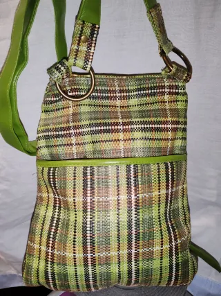 Mochila verde y multicolor Skunk funk work