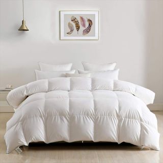 DWR Edredón Invierno Cama 150 de Plumas Ganso 380g