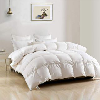 DWR Edredón Invierno Cama 150 de Plumas Ganso 380g