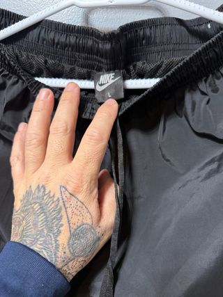 Conjunto Deportivo Nike Swoosh Negro Gris Blanco