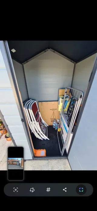 Caseta Resina Keter Manor 4x3 Gris