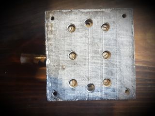 Antigua llave o interruptor eléctrico de palanca