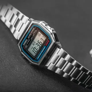 Reloj Casio A158W Digital Plata Nuevo
