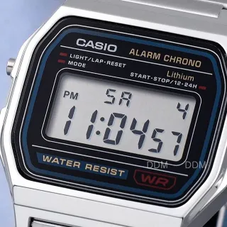 Reloj Casio A158W Digital Plata Nuevo