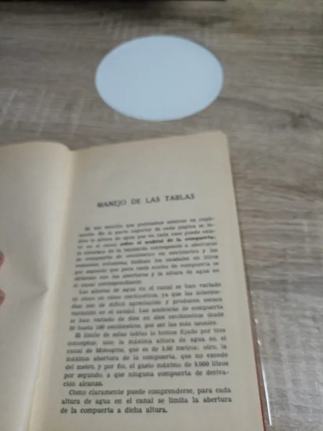 Riegos Del Alto Aragón, Tablas De Aforos