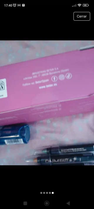 Lote maquillaje DNM BEAUTY